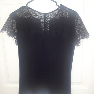 Black lace top size 6